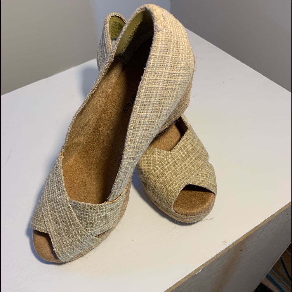 White Mountain Wedge Espadrilles